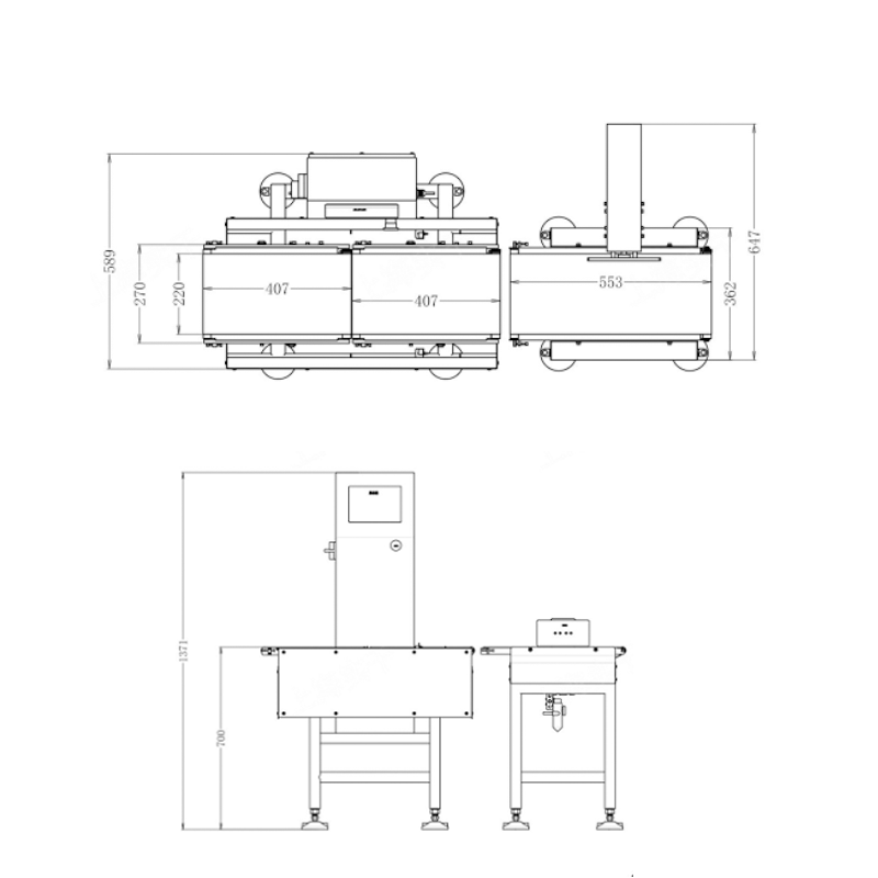 JZ-220在线检重秤